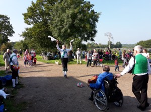 Malcolm dances Lumps of Plum Pudding